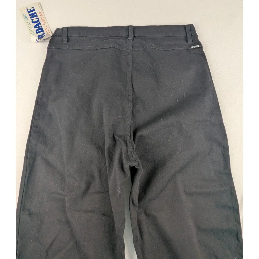Jordache Original Stretchwear Womens‎ Black Straight Leg Pants Size 20W 29 NWT